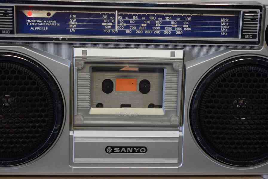 SANYO M 9903 LE VINTAGE BOOMBOX / GHETTOBLASTER !! - foto 6