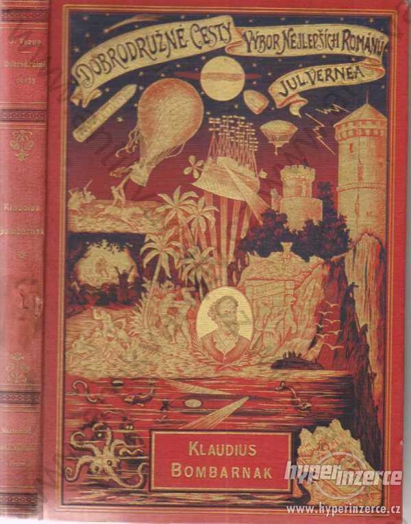 Jules Verne Klaudius Bombarnak vazba Stužka 1893 - foto 1