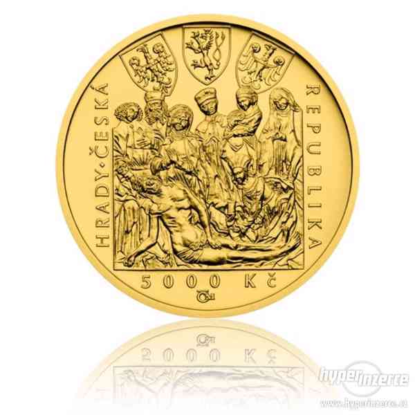 Zlatá mince HRAD ZVÍKOV - b.k. - foto 1