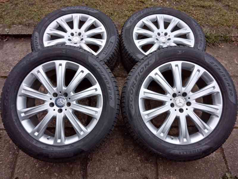 Obutá Alu kola 20ky 5x112 pneu 80% MERCEDES BENZ - foto 3