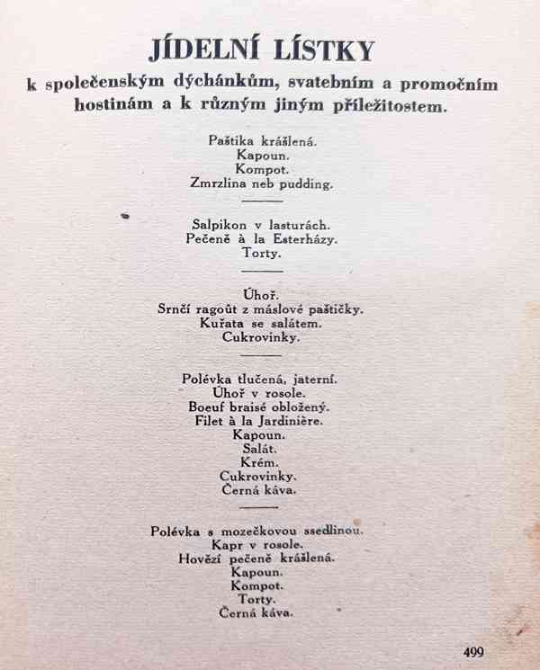 Kuchařská kniha z roku 1921, Spolek Domácnost, krásný stav  - foto 16