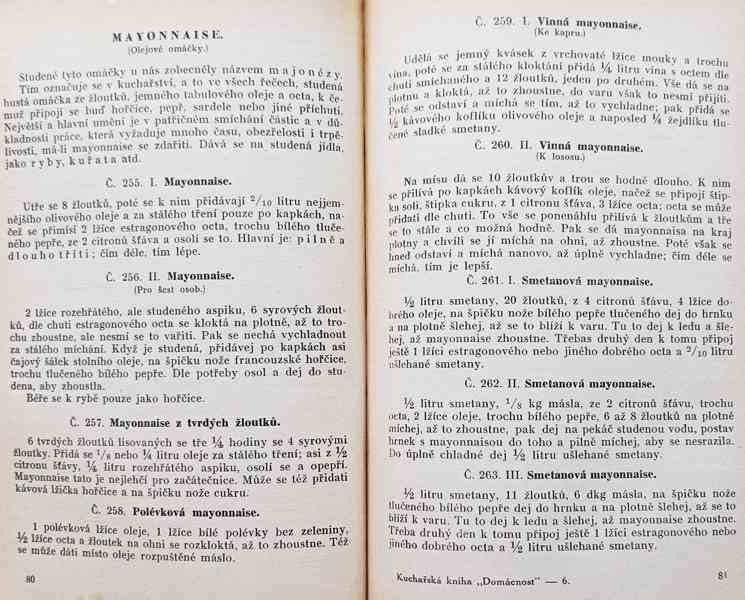 Kuchařská kniha z roku 1921, Spolek Domácnost, krásný stav  - foto 12