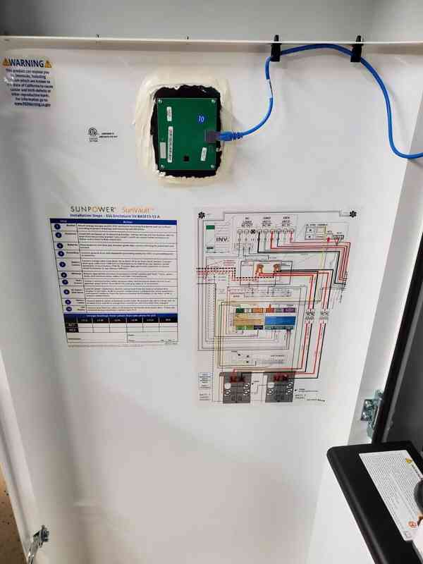 Systém Sunpower Sunvault Powerwall, Hub+ 2 bateriemi 13kw - foto 2