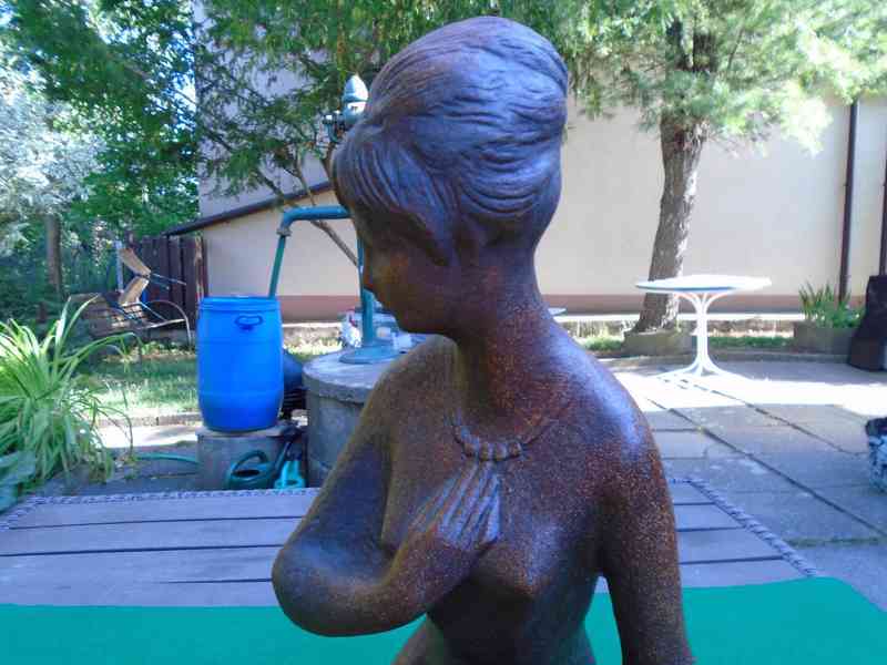 Socha soška Akt žena ženy Bohumil Kokrda Brusel 60. roky top - foto 8