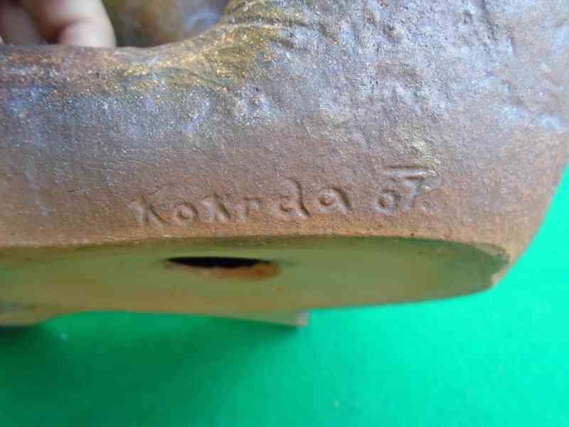 Socha soška Akt žena ženy Bohumil Kokrda Brusel 60. roky top - foto 13