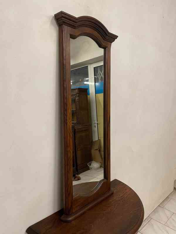 Starožitné rustikální zrcadlo - foto 2
