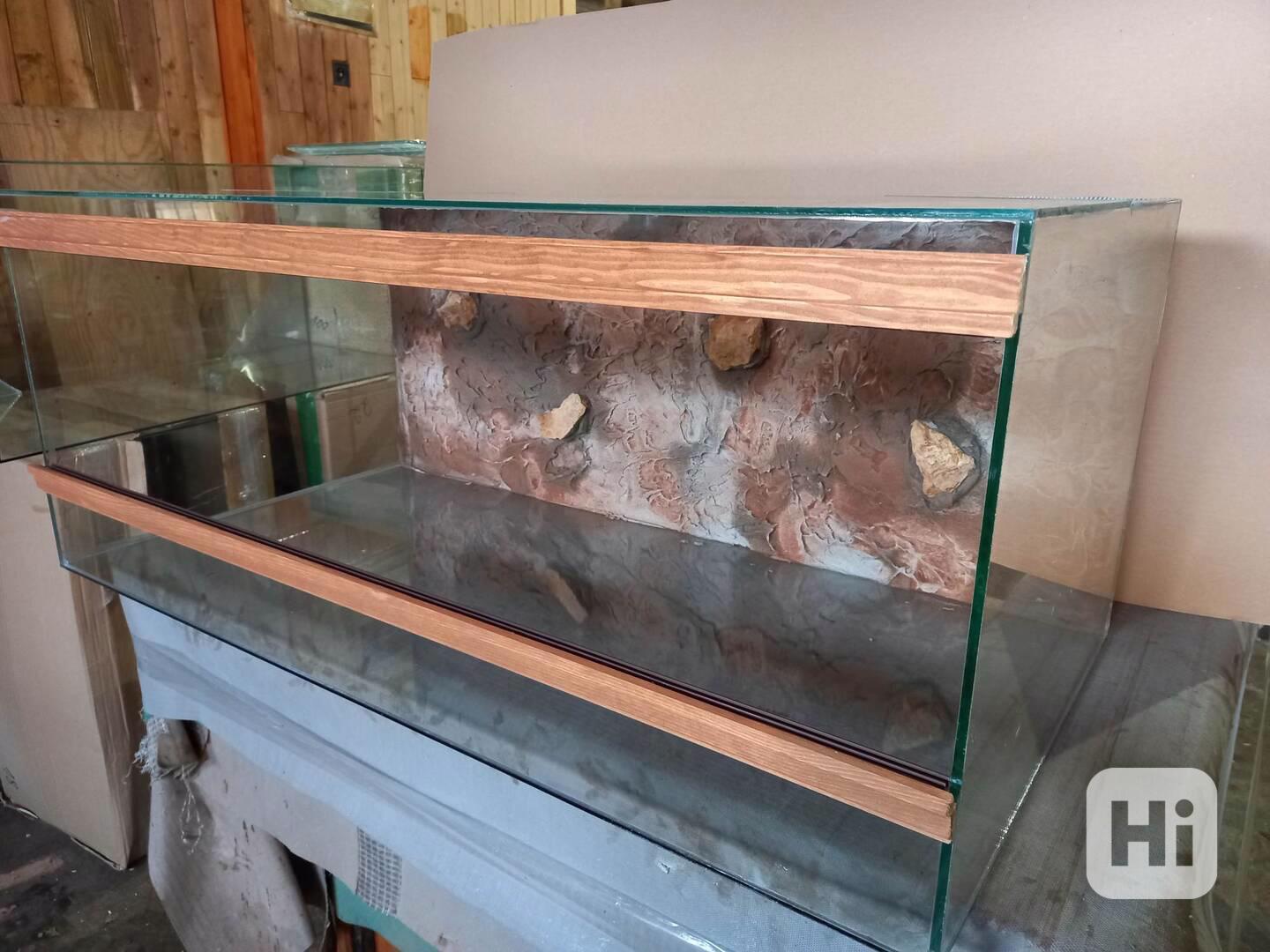 terarium 100x50x40cm s pozadim- NOVE-NEPOUZITE - foto 1