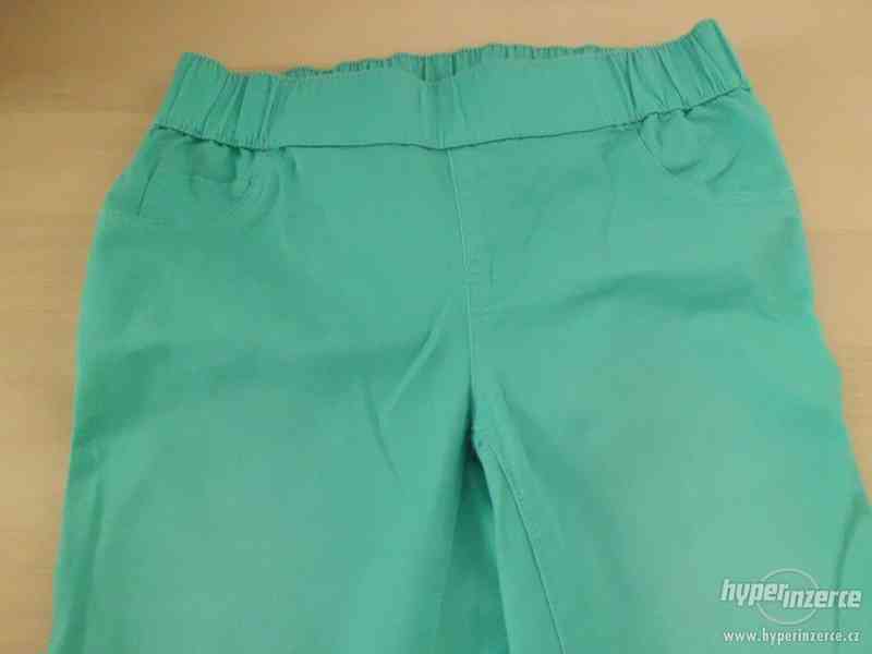 Kalhoty džegíny dámské pistáciové - foto 2