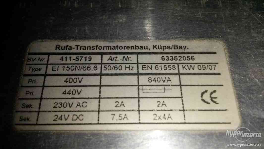 Transformátor 400V / 230V + 24V DC (Made in Germany) - foto 11