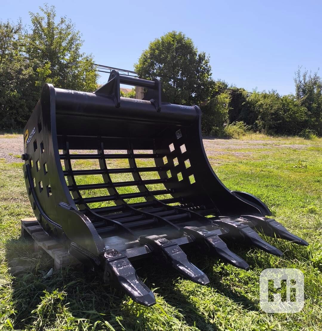 Prosévací lžíce se zuby, 135cm s upínáním S60 - foto 1