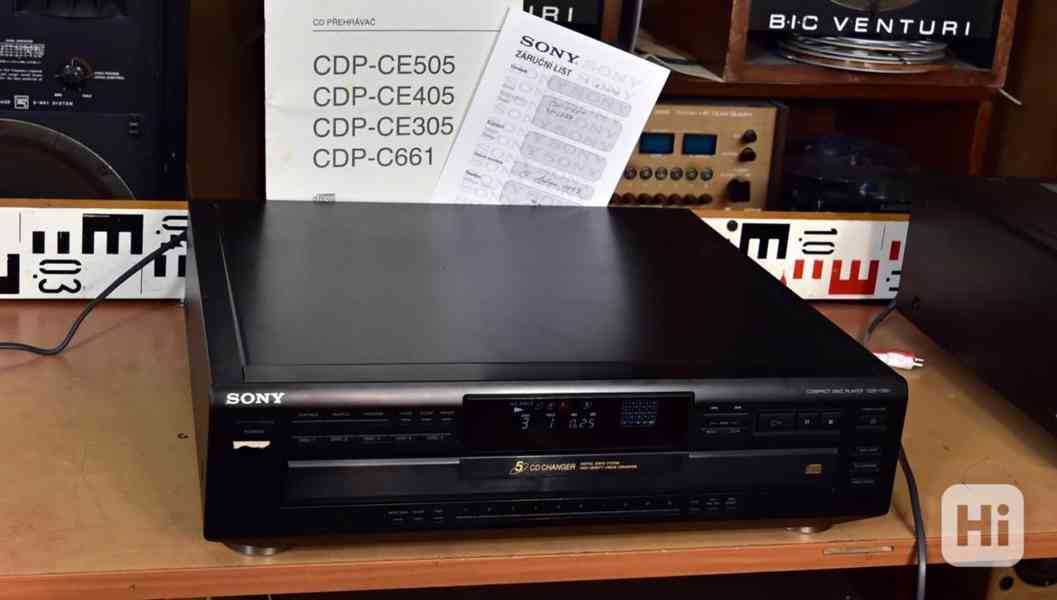 5 DISC CD CHANGER SONY CDP-C661, CD přehrávač MEGA COLOSEUM