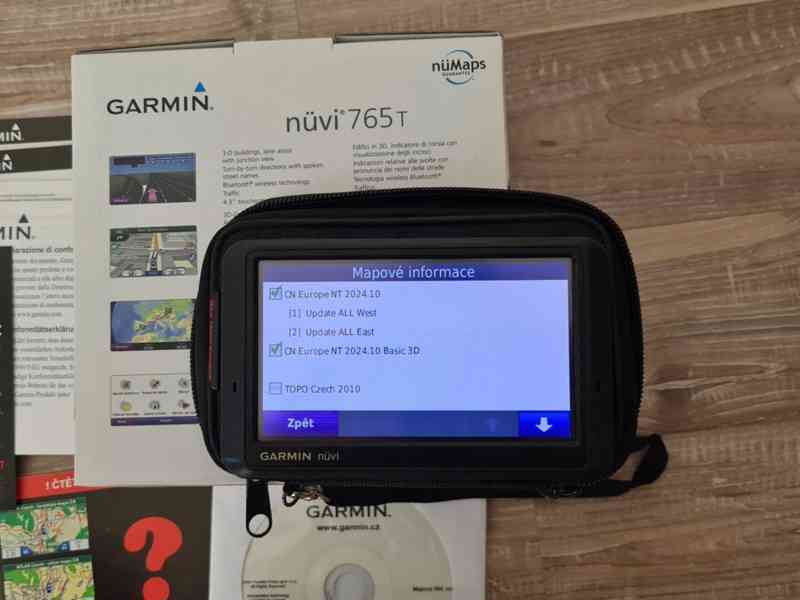 Garmin Nüvi 765T Lifetime - kompletní balení, mapy 2024.10 - bazar ...