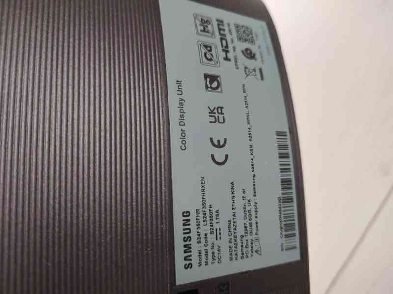 nabízím monitor LCD monitor SAMSUNG full HD, rozlišení 1920  - foto 5