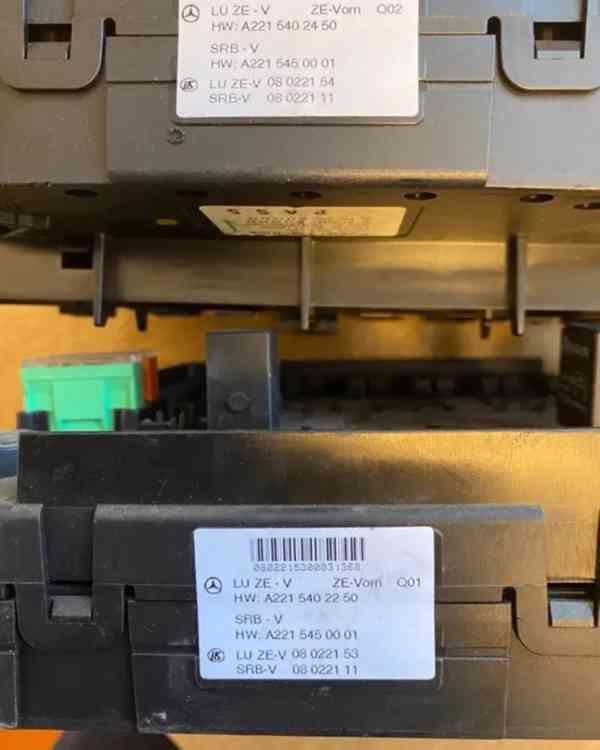 Mercedes W221/CL 216 Pojist. skřínky-moduly SAM. - foto 13