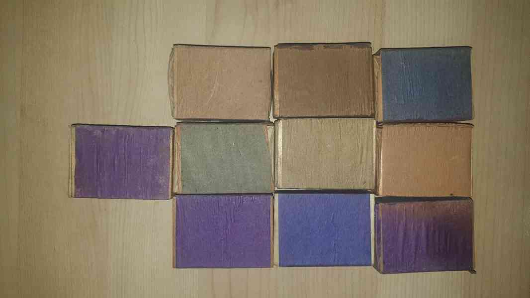 Staré dýhované krabičky. - foto 3