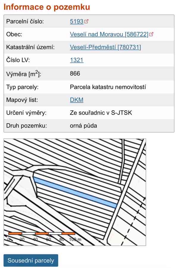 Prodej 1 ha orné půdy - foto 6