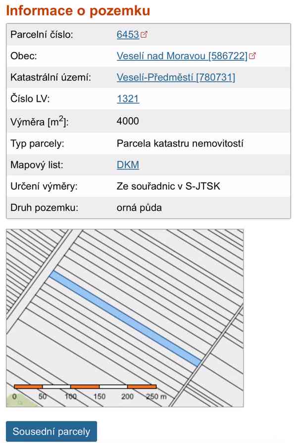 Prodej 1 ha orné půdy - foto 5
