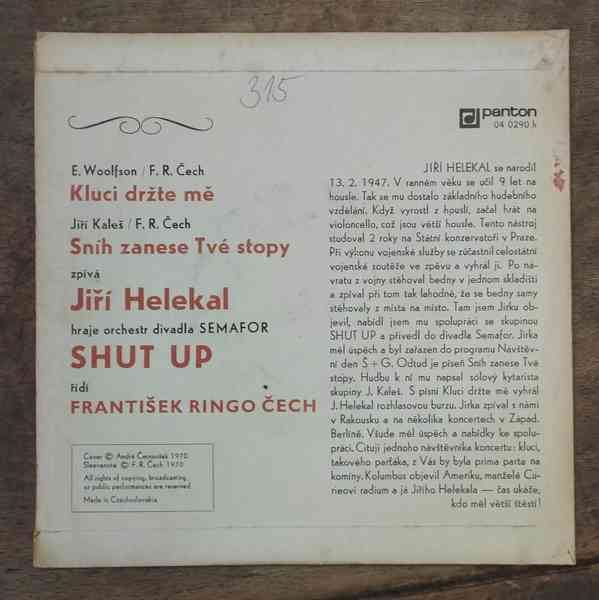 Shut Up & Jiří Helekal ‎– Kluci držte mě (SP) - foto 2