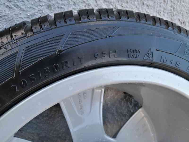 ALU kola AUDI 17" - 4 ks vč. zimních pneu - foto 5