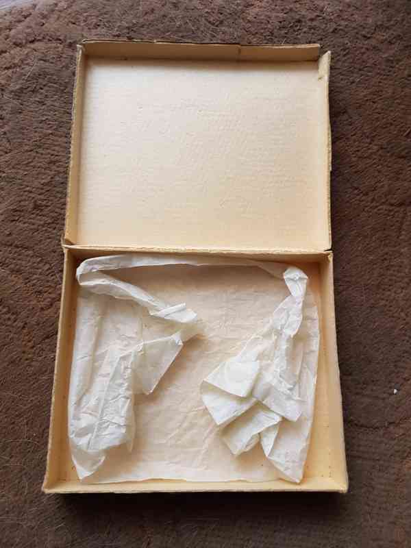 Stará papírová krabička od papiros Palechský Bajan - foto 2