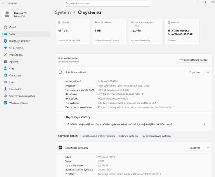 💣 HERNÍ WHITE PC INTEL i5-13400F, 32GB RAM, RTX 3070, SSD💣 - foto 10