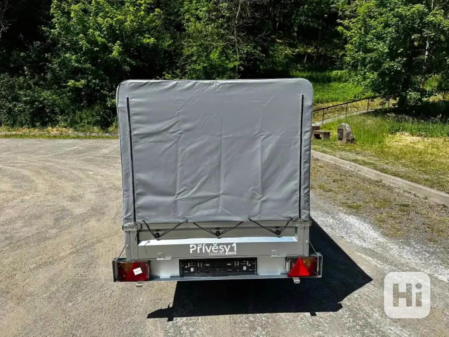  Přívěs Neptun Praktik 202x114 750kg s plachtou a konstrukcí - foto 1
