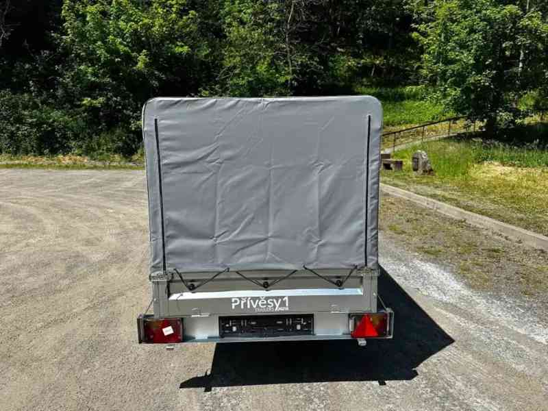  Přívěs Neptun Praktik 202x114 750kg s plachtou a konstrukcí - foto 1