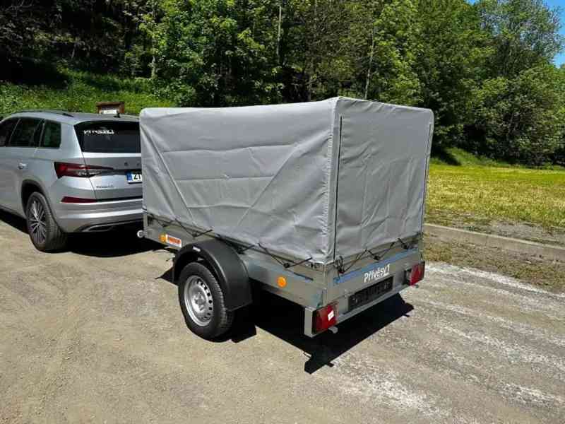  Přívěs Neptun Praktik 202x114 750kg s plachtou a konstrukcí - foto 2