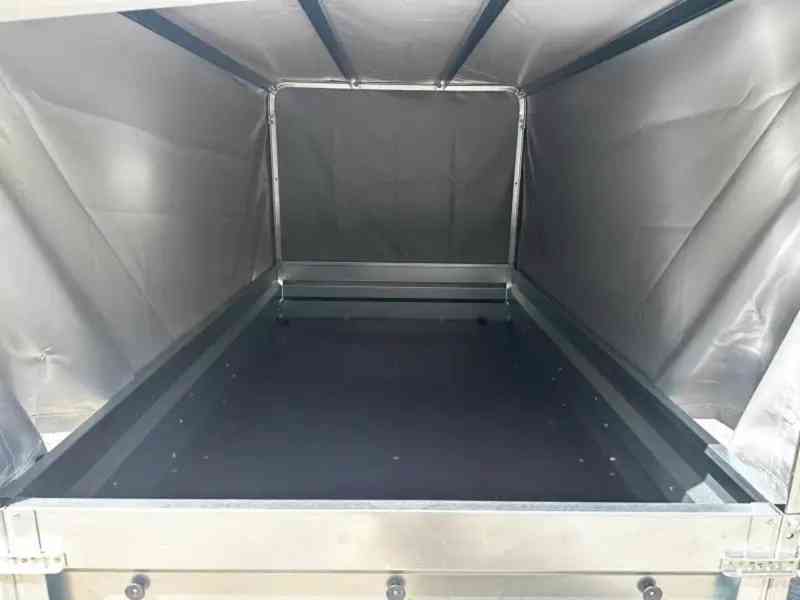  Přívěs Neptun Praktik 202x114 750kg s plachtou a konstrukcí - foto 7