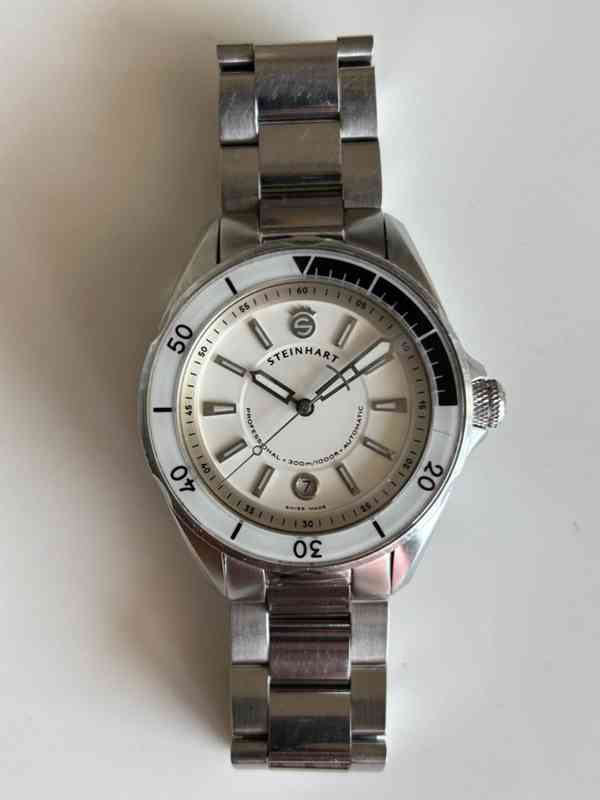 PRODÁM HODINKY STEINHART OCEAN TWO WHITE - foto 2