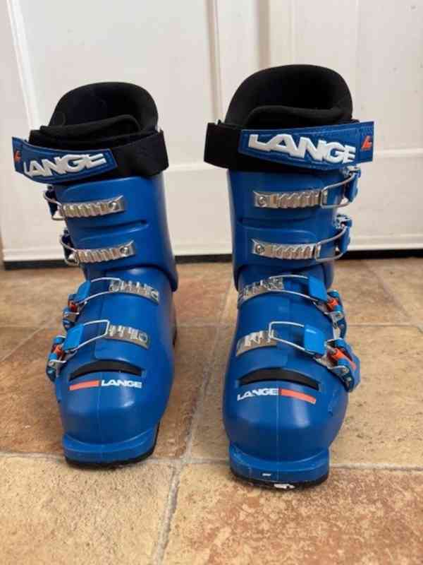 Prodám dětské lyžařské boty značky Lange SJ 65 power blue/ o - foto 2