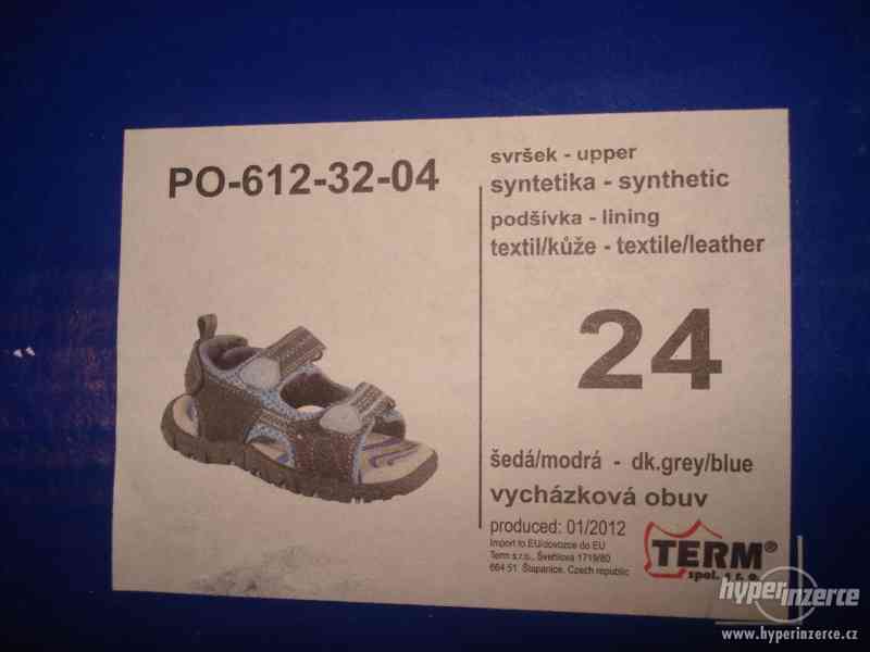 dětské sandálky značky PEDDY vel.24 - foto 3