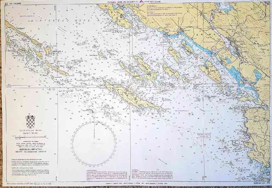 Námořní mapy Chorvatsko Male I + II DIO - foto 3