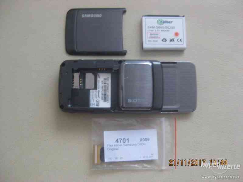 Samsung SGH-G800 a SGH-E900, plně funkční s češtinou - foto 26