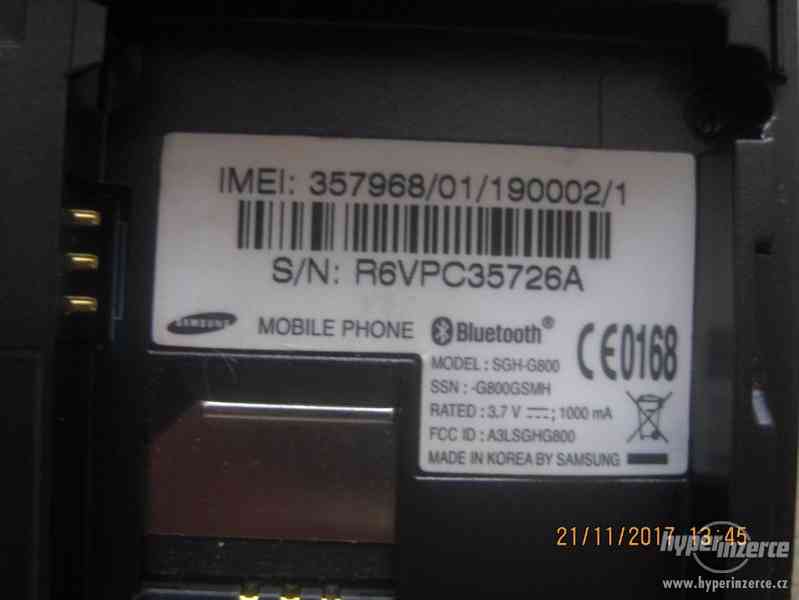 Samsung SGH-G800 a SGH-E900, plně funkční s češtinou - foto 27