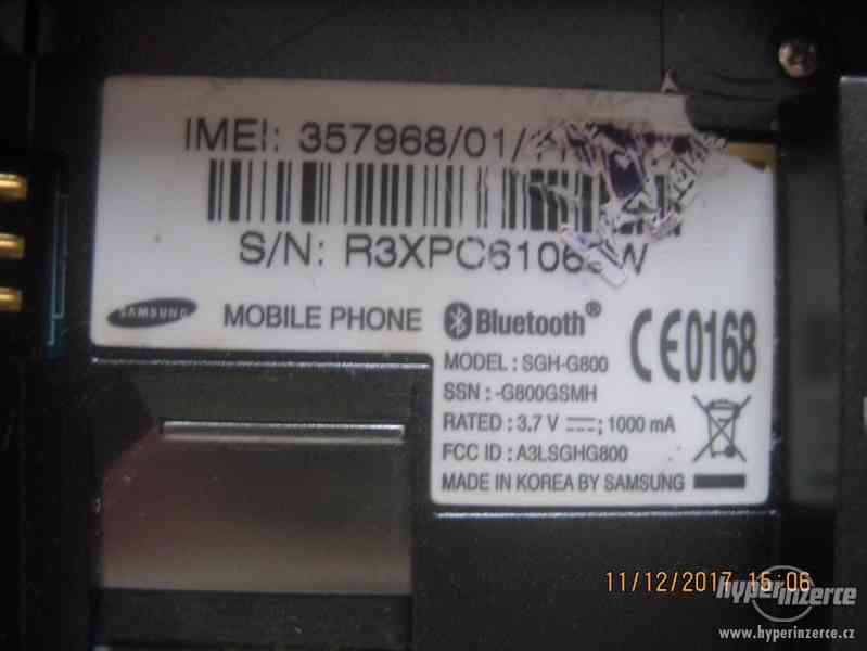 Samsung SGH-G800 a SGH-E900, plně funkční s češtinou - foto 36