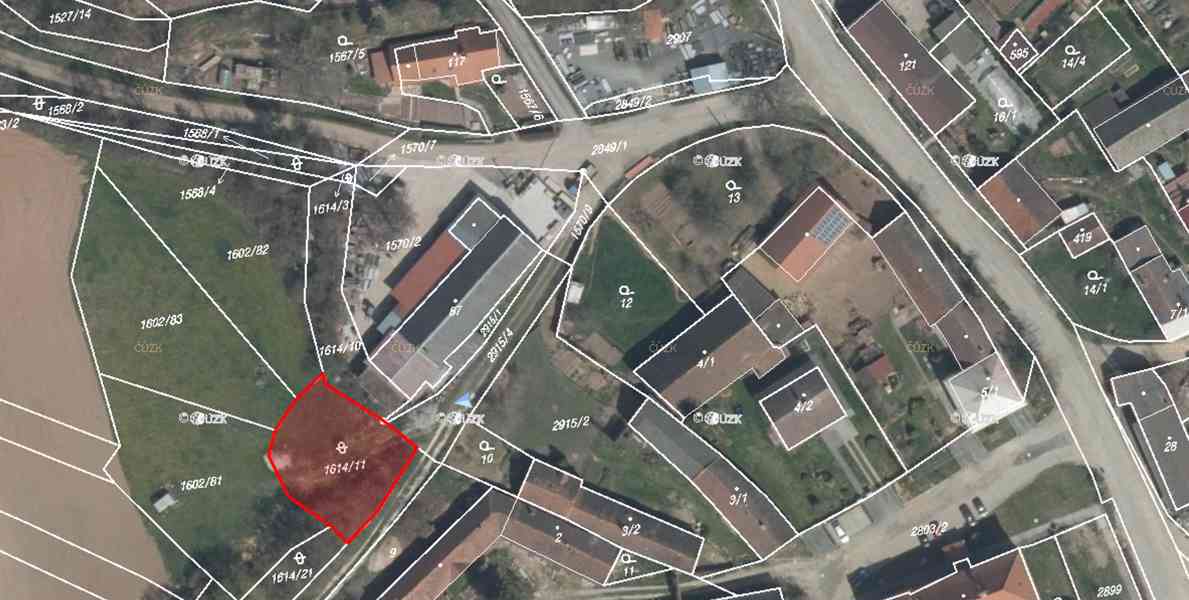 Prodej stavebního pozemku 1164 m² - foto 2