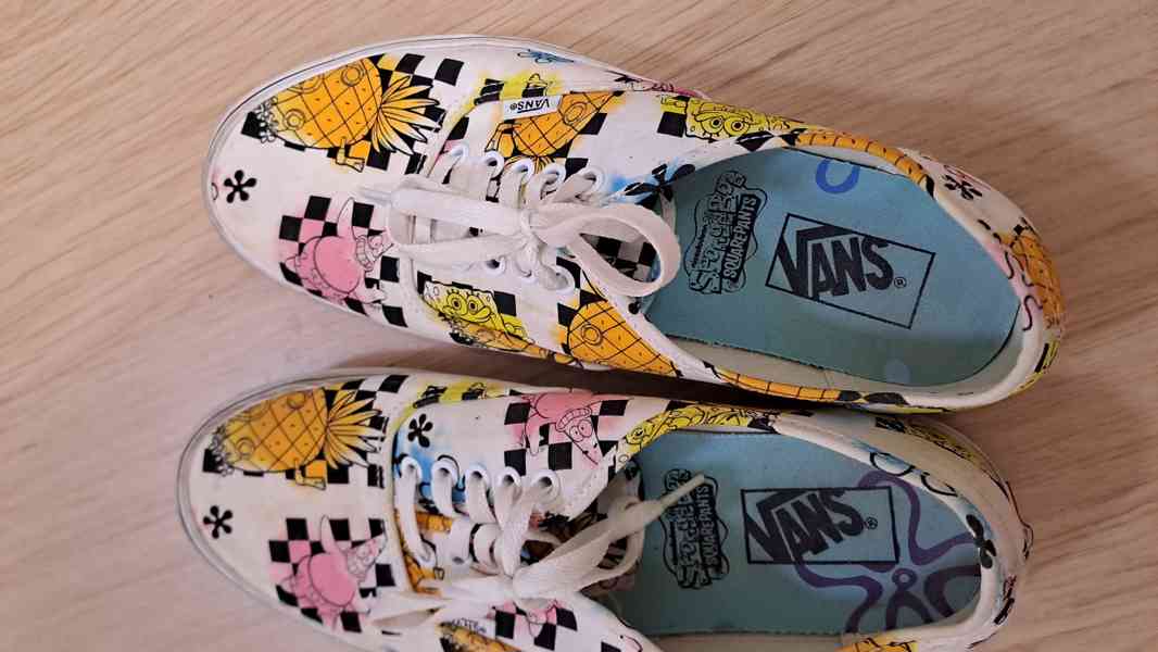 Tenisky plátěné Vans Sponge Bob vel.43 - foto 3