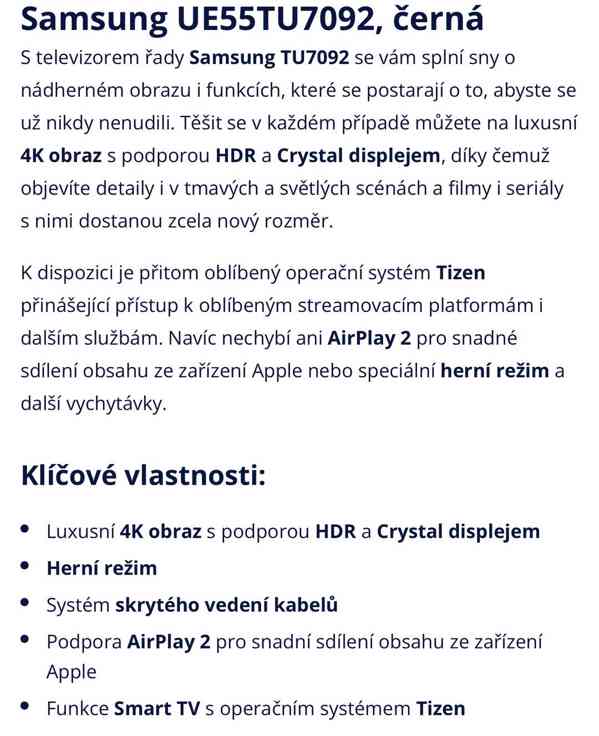 TV Samsung  - foto 2