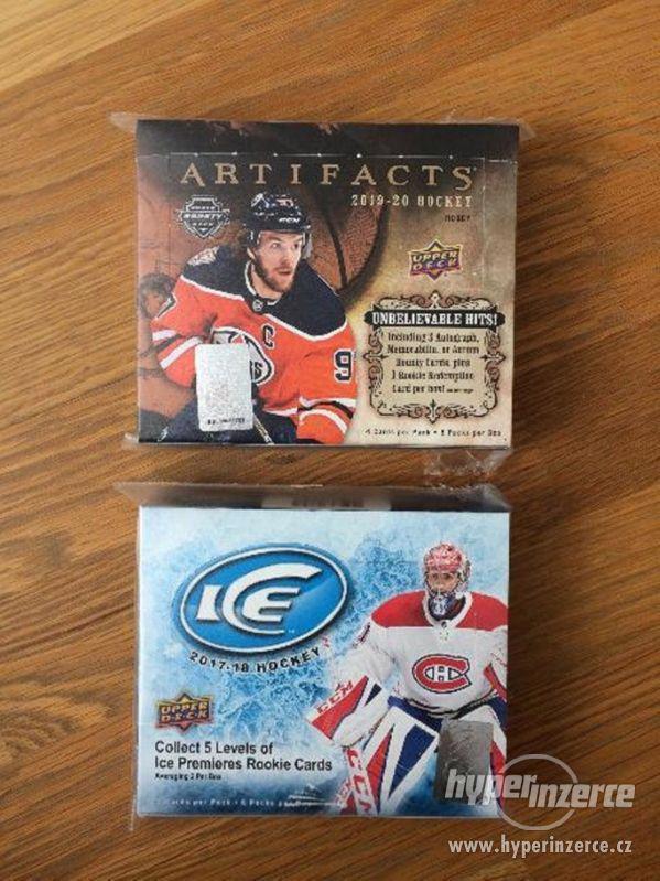 19-20 Artifacts , 17-18 Ice hobby boxy Upper deck - foto 1