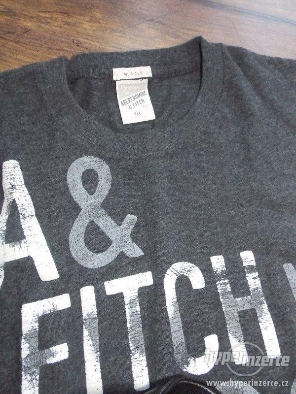 Nové pánské triko Abercrombie & Fitch vintage. - foto 3