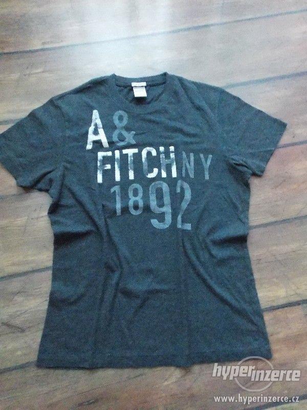 Nové pánské triko Abercrombie & Fitch vintage. - foto 4