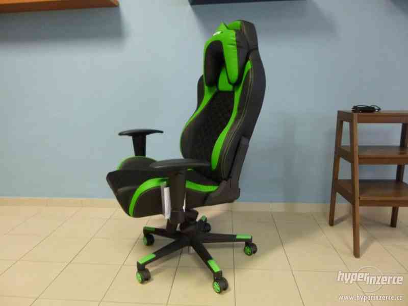 Kancelářská židle, herní křeslo E Racer F1-04 GRN - foto 7