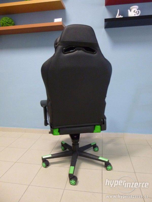 Kancelářská židle, herní křeslo E Racer F1-04 GRN - foto 9