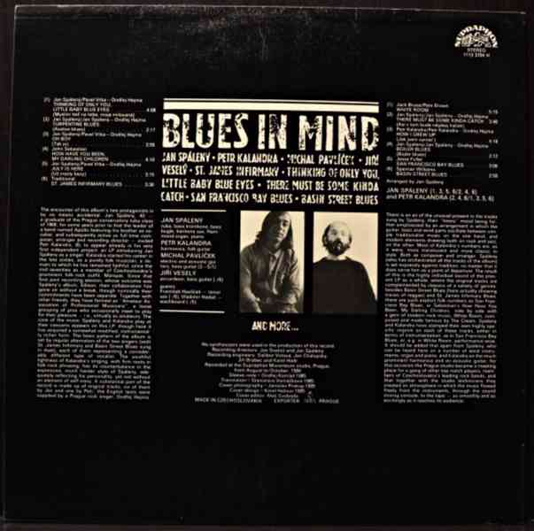 Blues In Mind   (LP) - foto 2