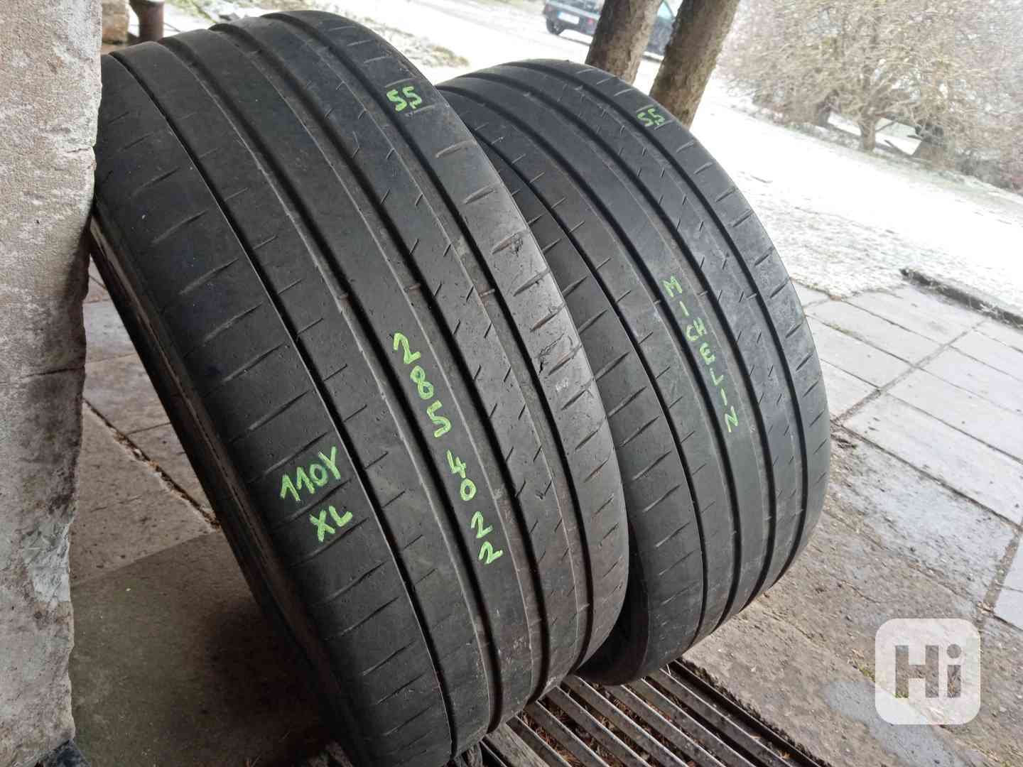 Letní pneu 2kusy 285/40/22 vzorek 75% MICHELIN - dobírka - foto 1