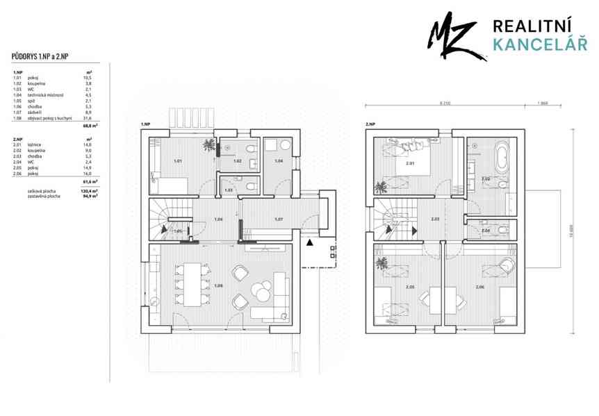 Prodej rodinného domu 131 m², pozemek 1098 m² - foto 22