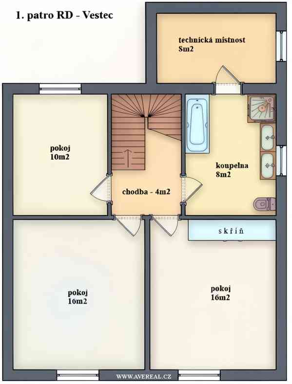 Prodej rodinného domu 5+kk s bazénem, garáží a zahradou – Ve - foto 3