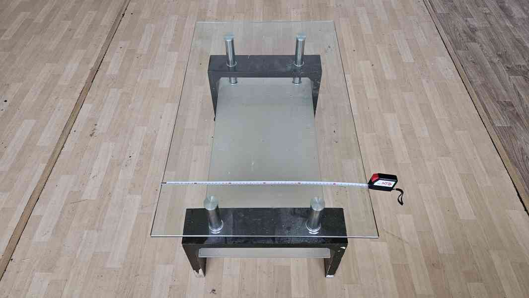 Konferenční stolek Bolero, černý/sklo z obchodu Asko  - foto 2