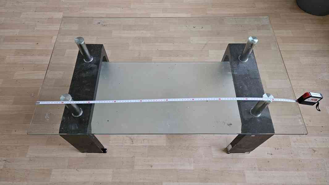 Konferenční stolek Bolero, černý/sklo z obchodu Asko  - foto 3